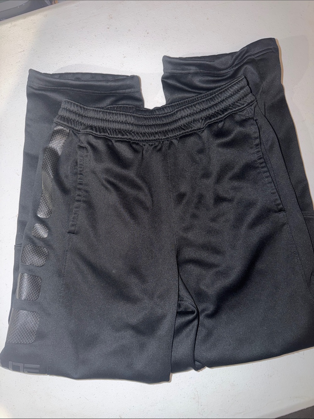 Nike Kids Black Jogger Sweatpants with Subtle Side Logo